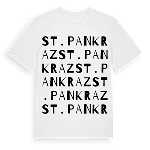 St. Pankraz ordlek t-shirt – ekologisk bomull t-shirt från Pinshirt