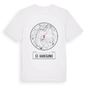 St. Radegund t-shirt – ekologisk bomull t-shirt från Pinshirt
