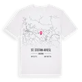 St. Stefan-Afiesl karta t-shirt