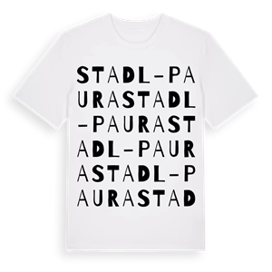Stadl-Paura ordlek t-shirt – ekologisk bomull t-shirt från Pinshirt