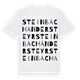 Steinbach an der Steyr ordlek t-shirt