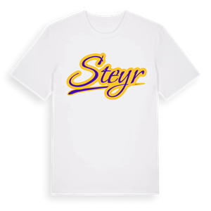 Steyr baseball t-shirt – ekologisk bomull t-shirt från Pinshirt