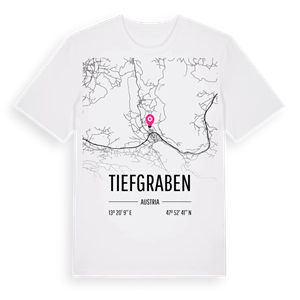 Tiefgraben karta t-shirt – ekologisk bomull t-shirt från Pinshirt