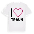 Jag älskar Traun t-shirt stort tryck