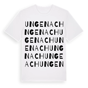 Ungenach ordlek t-shirt – ekologisk bomull t-shirt från Pinshirt