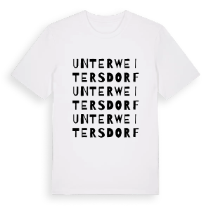 Unterweitersdorf ordlek t-shirt – ekologisk bomull t-shirt från Pinshirt