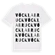 Vöcklabruck ordlek t-shirt