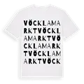 Vöcklamarkt ordlek t-shirt