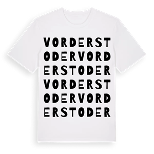 Vorderstoder ordlek t-shirt – ekologisk bomull t-shirt från Pinshirt