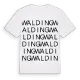 Walding ordlek t-shirt