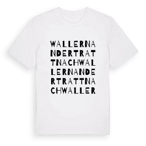 Wallern an der Trattnach ordlek t-shirt – ekologisk bomull t-shirt från Pinshirt