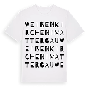 Weißenkirchen im Attergau ordlek t-shirt – ekologisk bomull t-shirt från Pinshirt