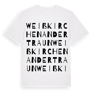 Weißkirchen an der Traun ordlek t-shirt – ekologisk bomull t-shirt från Pinshirt