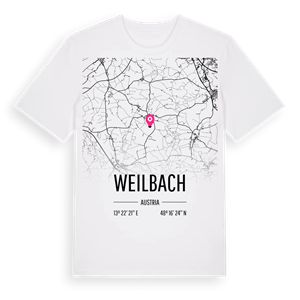 Weilbach karta t-shirt – ekologisk bomull t-shirt från Pinshirt