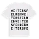 Weitersfelden ordlek t-shirt