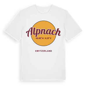 Alpnach cirkel t-shirt – ekologisk bomull t-shirt från Pinshirt