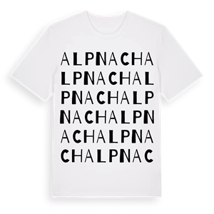 Alpnach ordlek t-shirt – ekologisk bomull t-shirt från Pinshirt