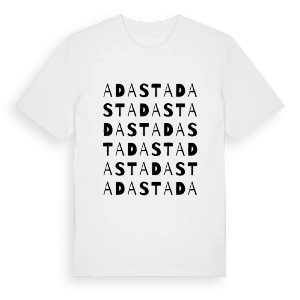 Adast ordlek t-shirt – ekologisk bomull t-shirt från Pinshirt
