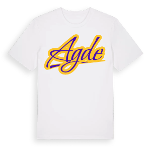 Agde baseball t-shirt – ekologisk bomull t-shirt från Pinshirt