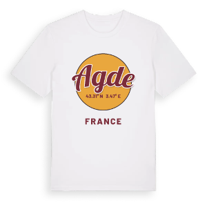 Agde cirkel t-shirt – ekologisk bomull t-shirt från Pinshirt
