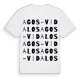 Agos-Vidalos ordlek t-shirt