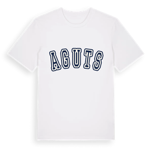 Aguts college t-shirt – ekologisk bomull t-shirt från Pinshirt