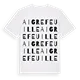 Aigrefeuille ordlek t-shirt