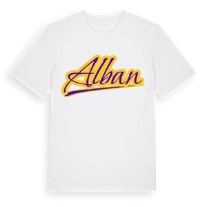 Alban baseball t-shirt – ekologisk bomull t-shirt från Pinshirt