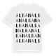 Alban ordlek t-shirt