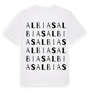 Albias ordlek t-shirt – ekologisk bomull t-shirt från Pinshirt