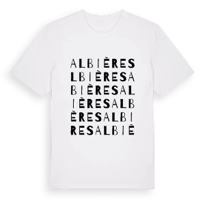 Albières ordlek t-shirt – ekologisk bomull t-shirt från Pinshirt