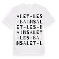 Alet-les-Bains ordlek t-shirt