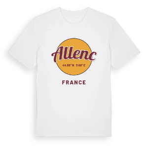 Allenc cirkel t-shirt – ekologisk bomull t-shirt från Pinshirt