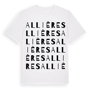 Allières ordlek t-shirt – ekologisk bomull t-shirt från Pinshirt