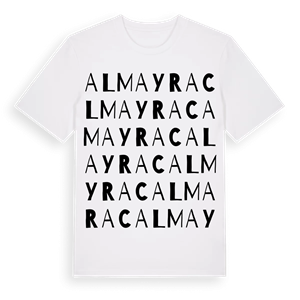 Almayrac ordlek t-shirt – ekologisk bomull t-shirt från Pinshirt