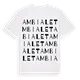 Ambialet ordlek t-shirt