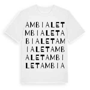 Ambialet ordlek t-shirt – ekologisk bomull t-shirt från Pinshirt