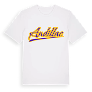 Andillac baseball t-shirt – ekologisk bomull t-shirt från Pinshirt
