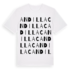 Andillac ordlek t-shirt – ekologisk bomull t-shirt från Pinshirt
