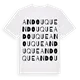 Andouque ordlek t-shirt