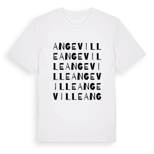 Angeville ordlek t-shirt – ekologisk bomull t-shirt från Pinshirt