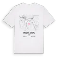 Anglars-Juillac karta t-shirt