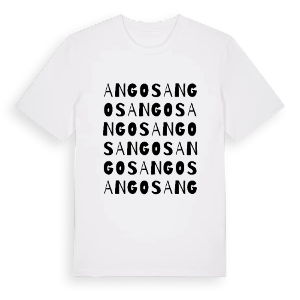 Angos ordlek t-shirt – ekologisk bomull t-shirt från Pinshirt