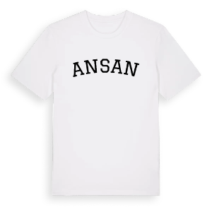 Ansan böjd t-shirt – ekologisk bomull t-shirt från Pinshirt