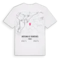 Antichan-de-Frontignes karta t-shirt