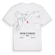 Antichan-de-Frontignes karta t-shirt
