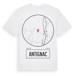Antignac t-shirt – ekologisk bomull t-shirt från Pinshirt