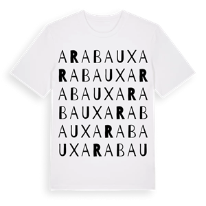 Arabaux ordlek t-shirt – ekologisk bomull t-shirt från Pinshirt