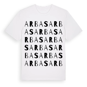 Arbas ordlek t-shirt – ekologisk bomull t-shirt från Pinshirt