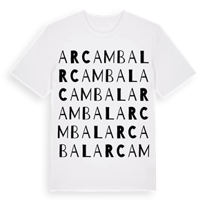 Arcambal ordlek t-shirt – ekologisk bomull t-shirt från Pinshirt